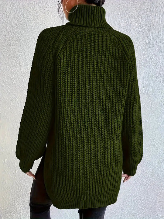 Naisten Turtleneck Neule Premium Puuvillasta 5