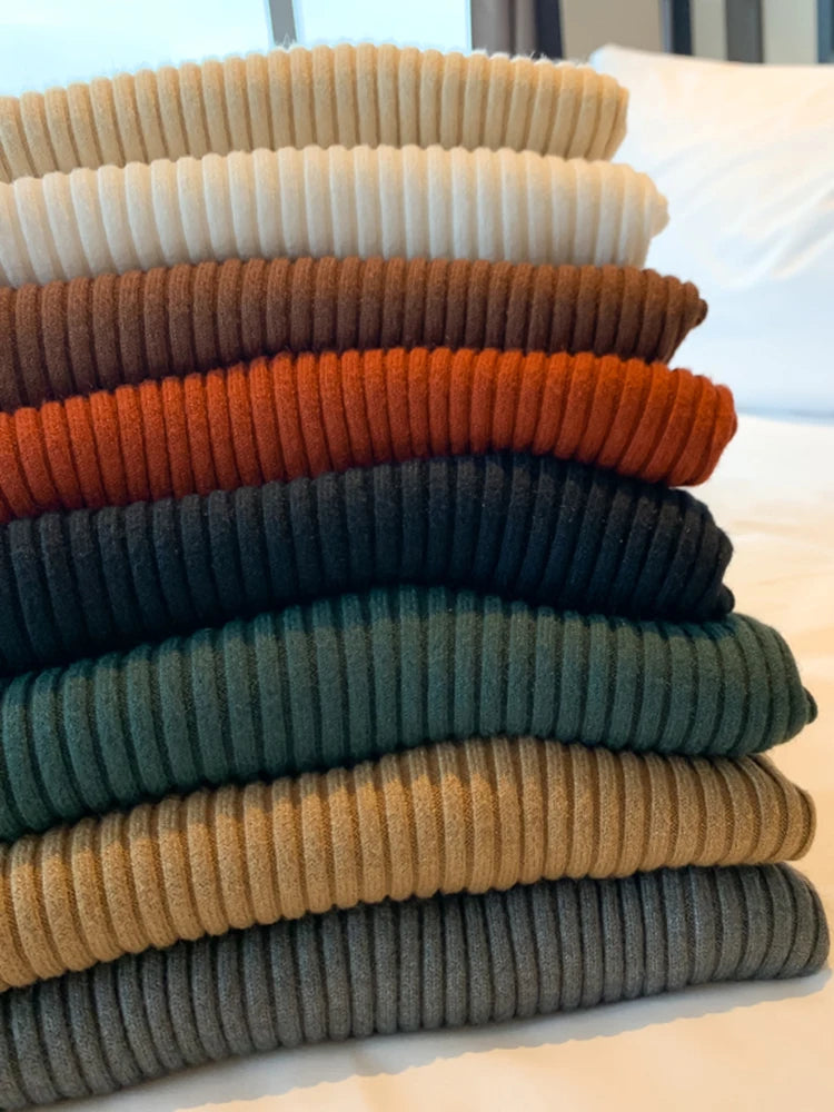 Naisten Turtleneck Neulepaita Pitkähihaisena 5