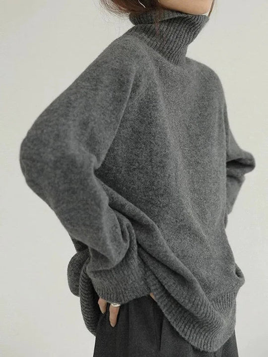 Naisten Turtleneck Neulepaita Villa-sekoitetta 3