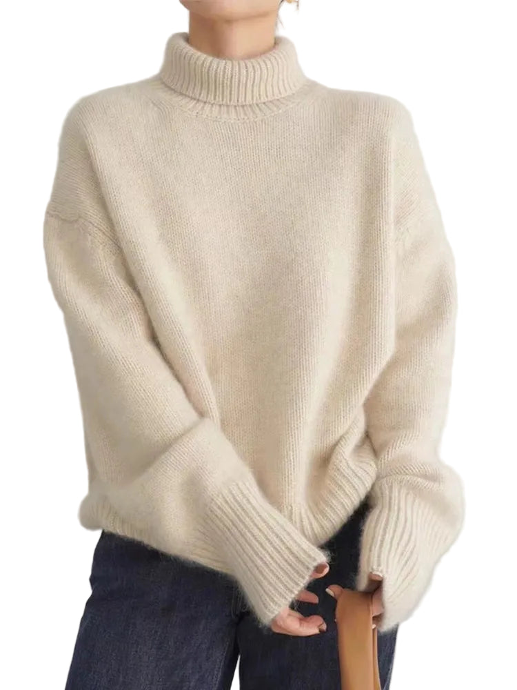Naisten Turtleneck Paita Klassinen 0