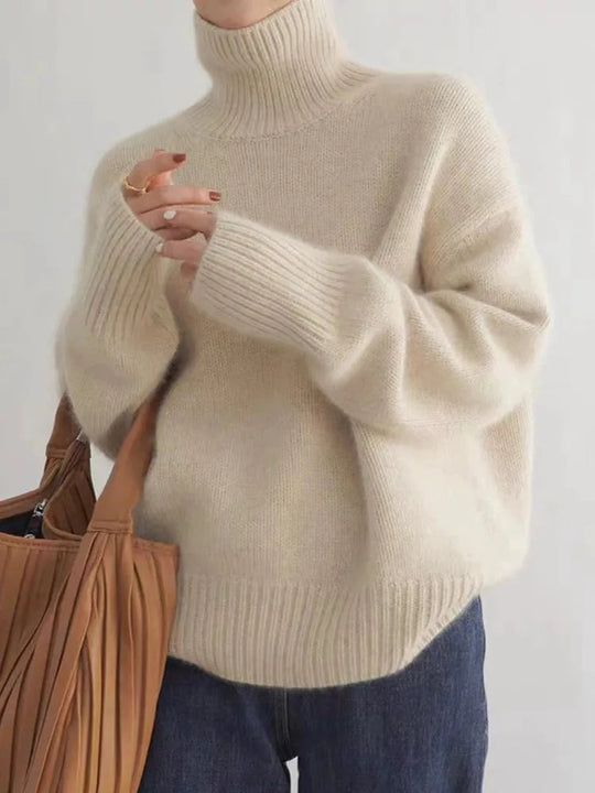 Naisten Turtleneck Paita Klassinen 2