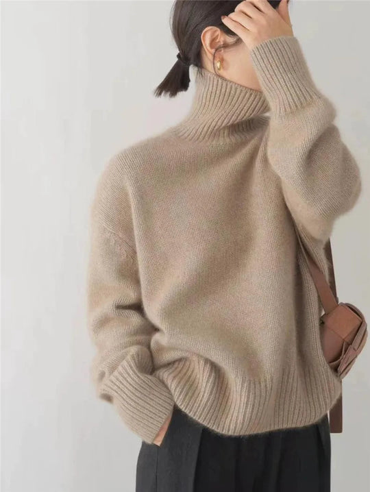 Naisten Turtleneck Paita Klassinen 4