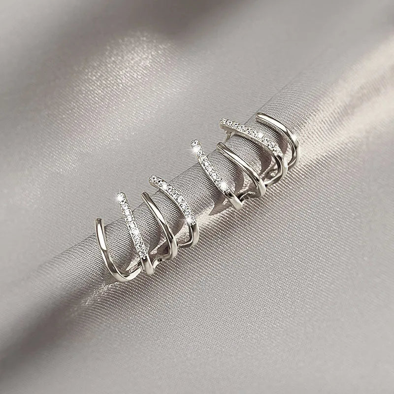 Naisten Twist-korvakorut Kevyt Design 8