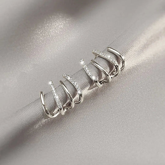 Naisten Twist-korvakorut Kevyt Design 8