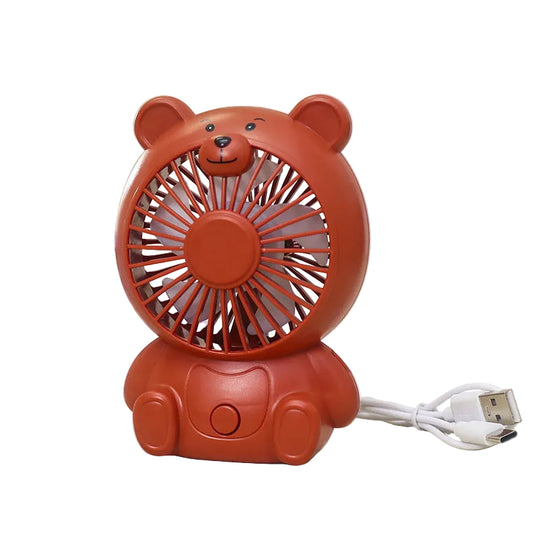 Naisten USB Pöytätuuletin Karhumalli Kannettava Kompakti Tuuletin 0