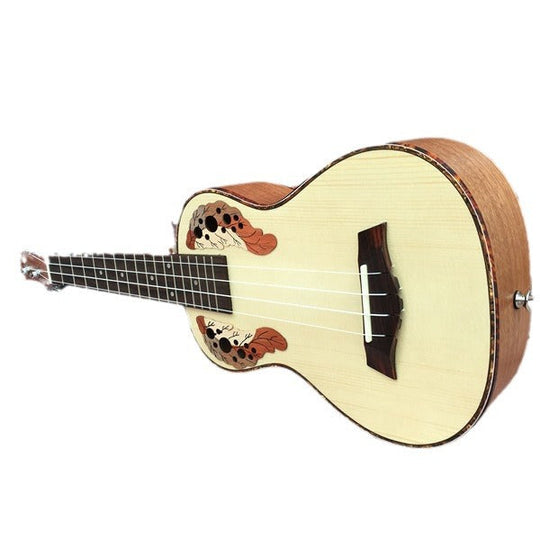 Naisten Ukulele 23 Tuumaa Värikäs Rainbow Body 4