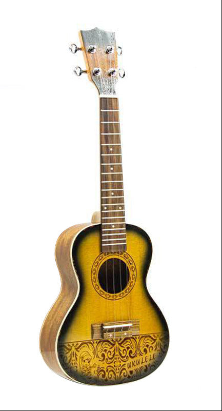 Naisten Ukulele Klassinen Muotoilu Kompakti Soitin 4