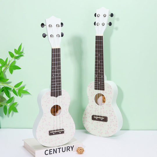 Naisten Ukulele Kukka-aiheisella Kuviolla 0
