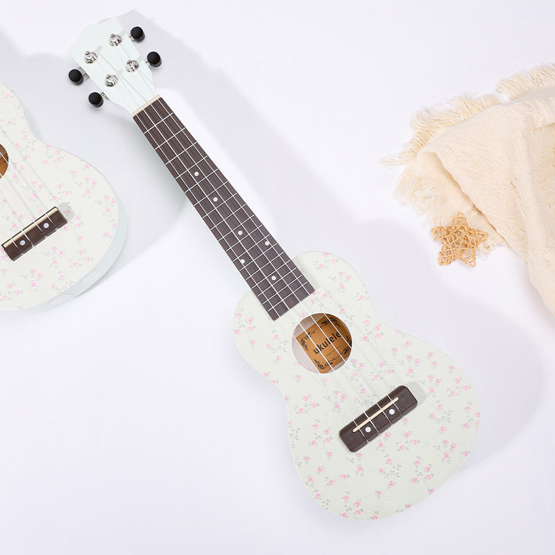 Naisten Ukulele Kukka-aiheisella Kuviolla 1