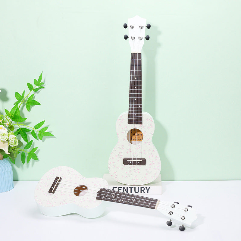 Naisten Ukulele Kukka-aiheisella Kuviolla 3