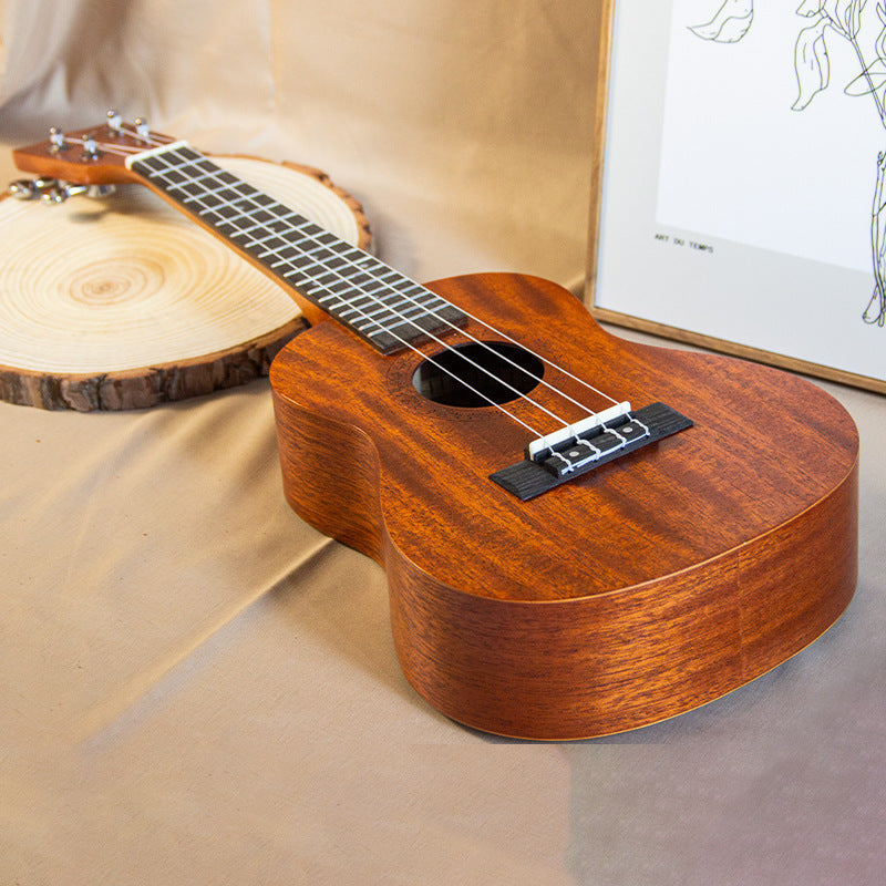 Naisten Ukulele Massiivipuu Bowlift-malli 1