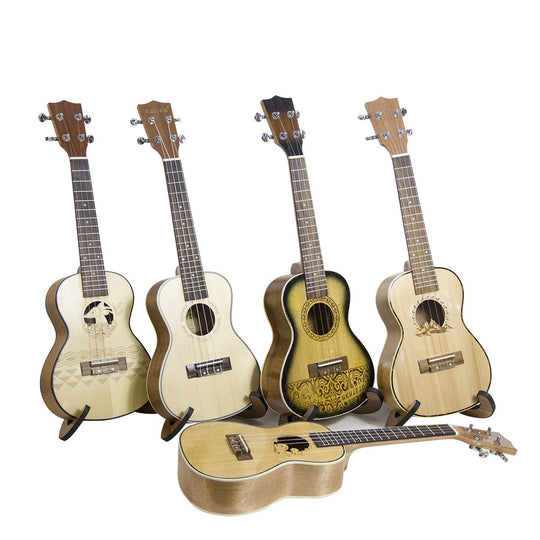 Naisten Ukulele Massiivipuu Bowlift-malli 2