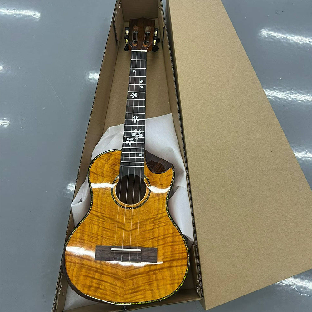 Naisten Ukulele Massiivipuu Bowlift-malli 3