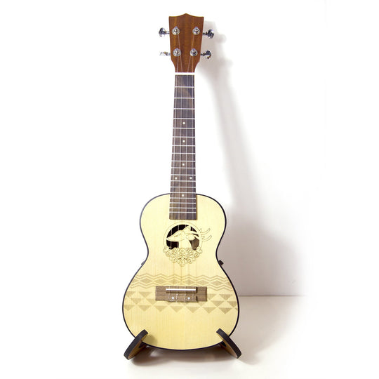 Naisten Ukulele Massiivipuu Bowlift-malli 5