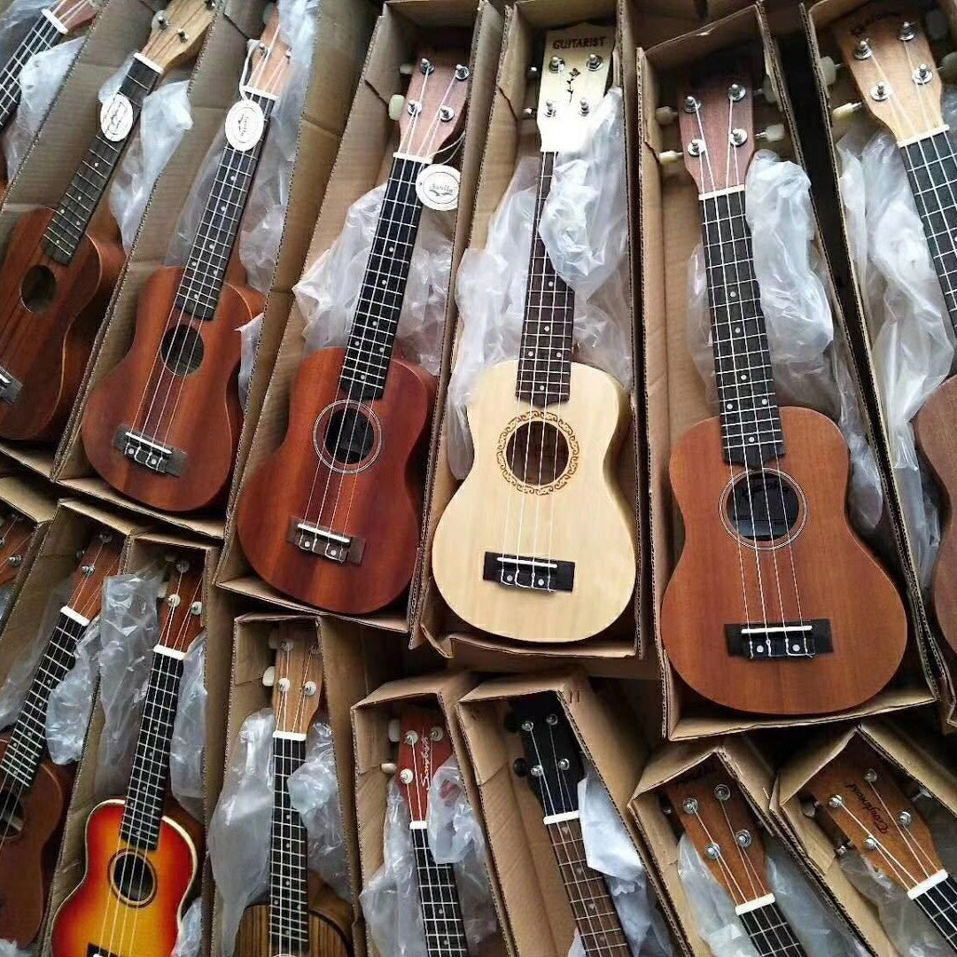 Naisten Ukulele Massiivipuu Bowlift-malli 6