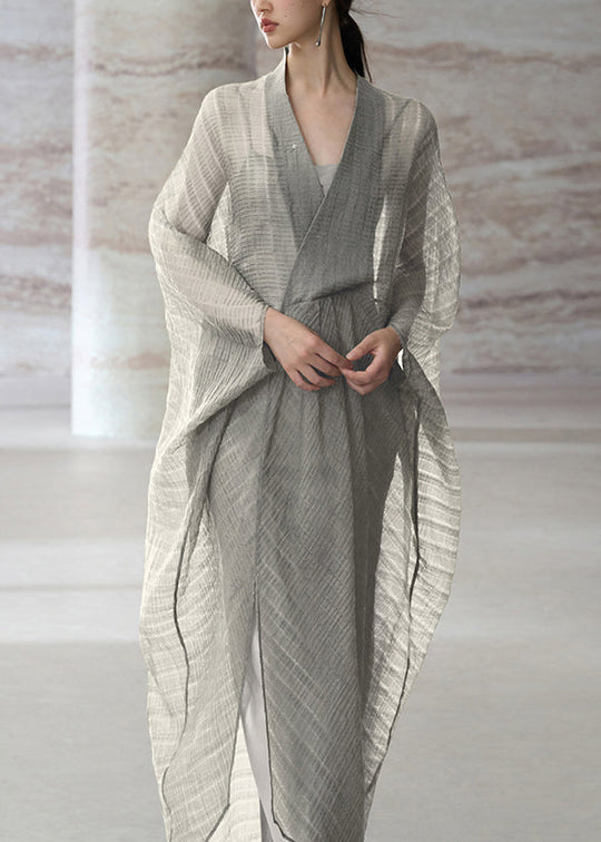 Naisten V-kaula-aukkoinen Patchwork-mekko 0