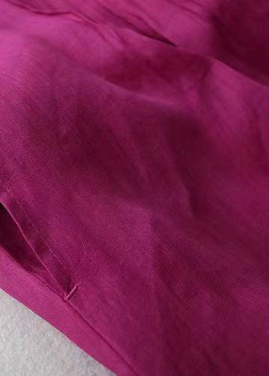 Naisten V-kaula Mekko Ryppyisillä Taskuilla 4