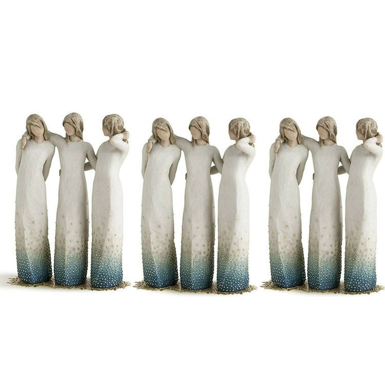 Naisten Veistoksellinen Figuri Ystävyyden Symboli 9