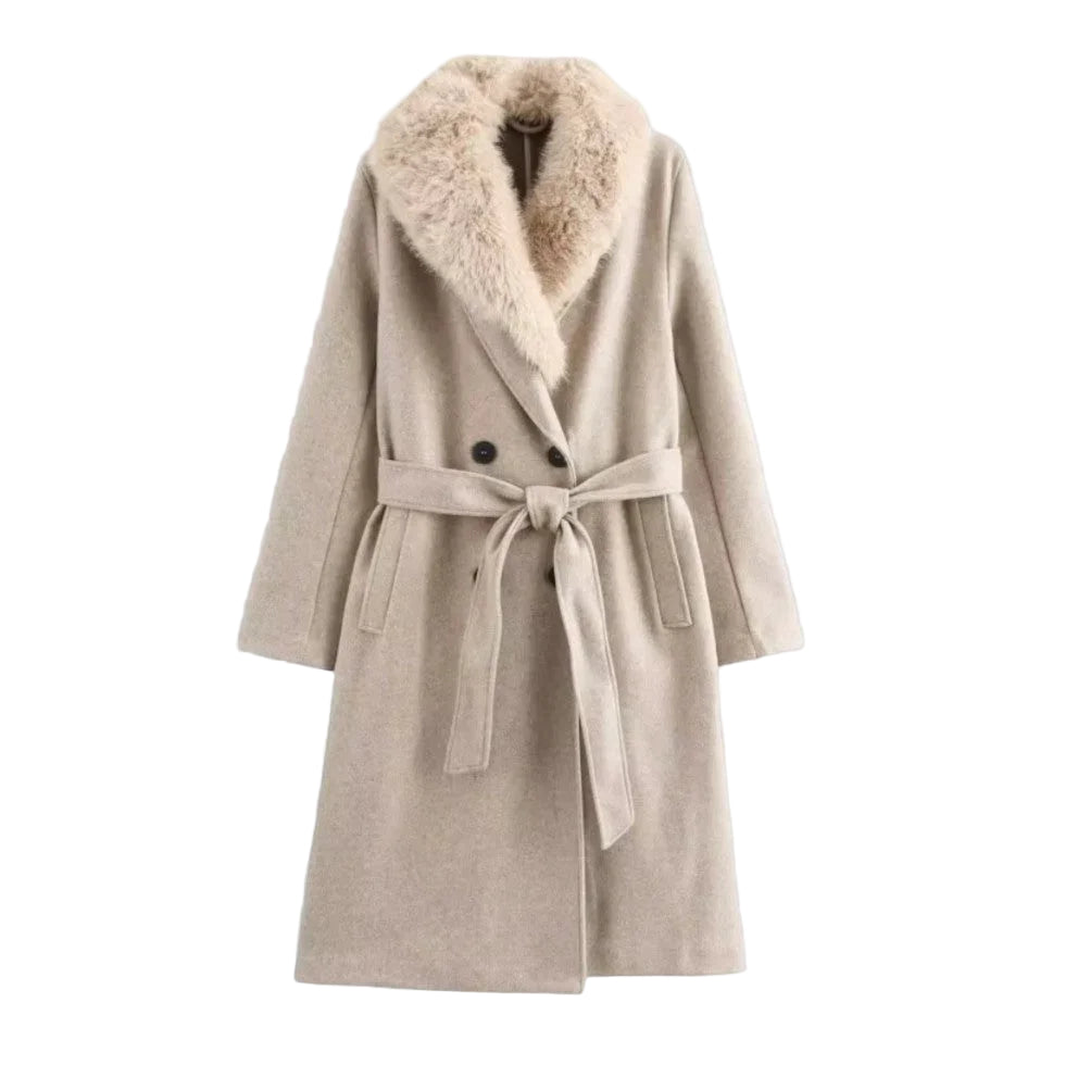 Naisten Villatakki Turkisreunuksella 0