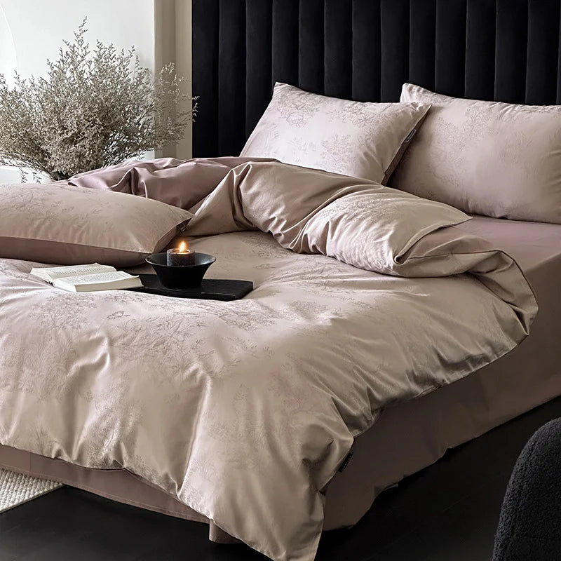 Naisten Vuodevaatesetti Käännettävällä Jacquard-kuviolla 8