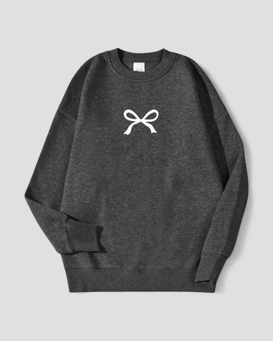 Naisten Ylimitoitettu Rusetti Printtipusero 1