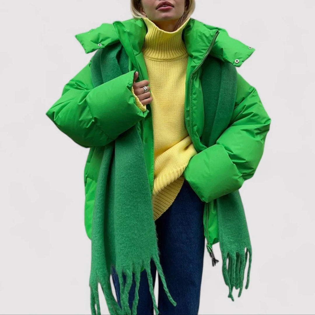 Naisten Ylisuuri Puffitakki 3