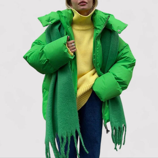 Naisten Ylisuuri Puffitakki 3