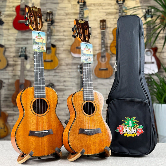 Naisten ja miesten akustinen ukulele 23 tuumaa kompaktilla designilla 3