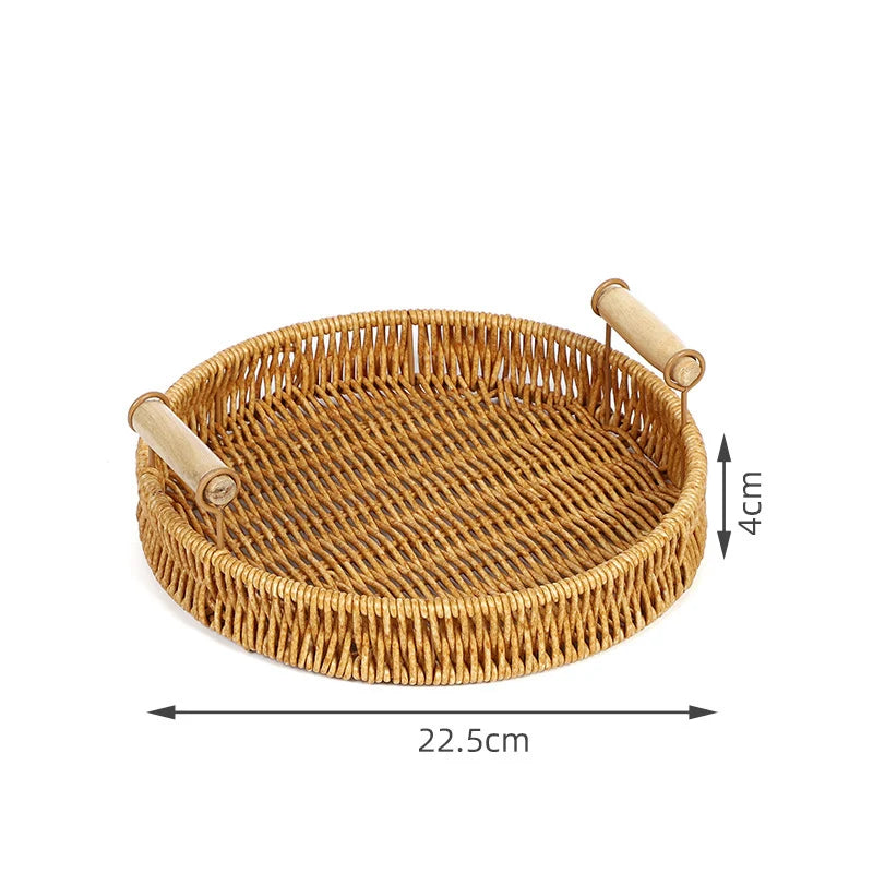 Naisten kudottu säilytysalusta käsintehty design 6