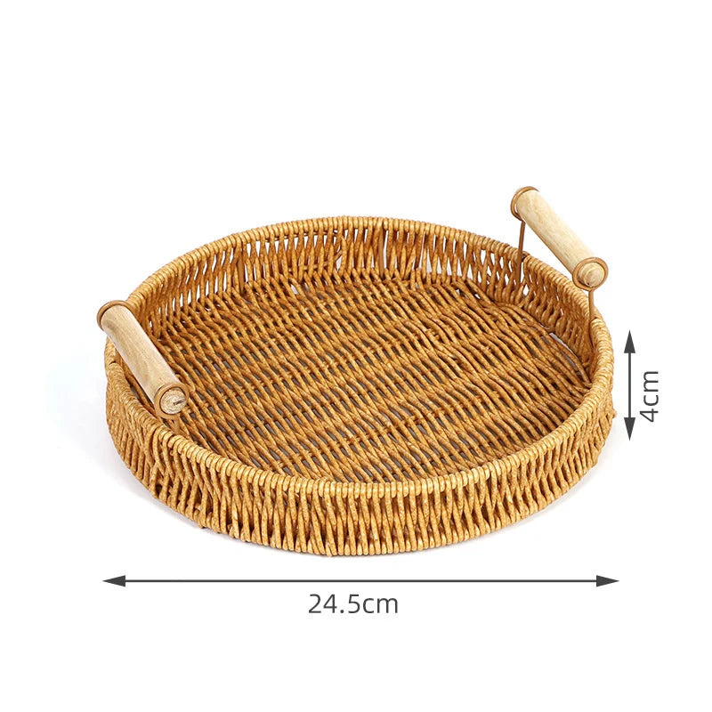 Naisten kudottu säilytysalusta käsintehty design 9