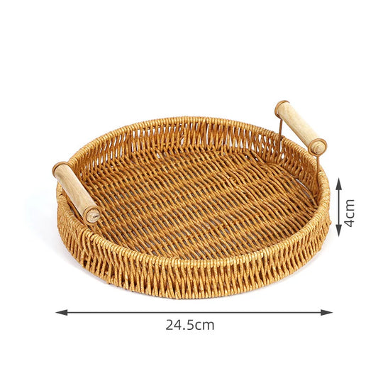 Naisten kudottu säilytysalusta käsintehty design 9