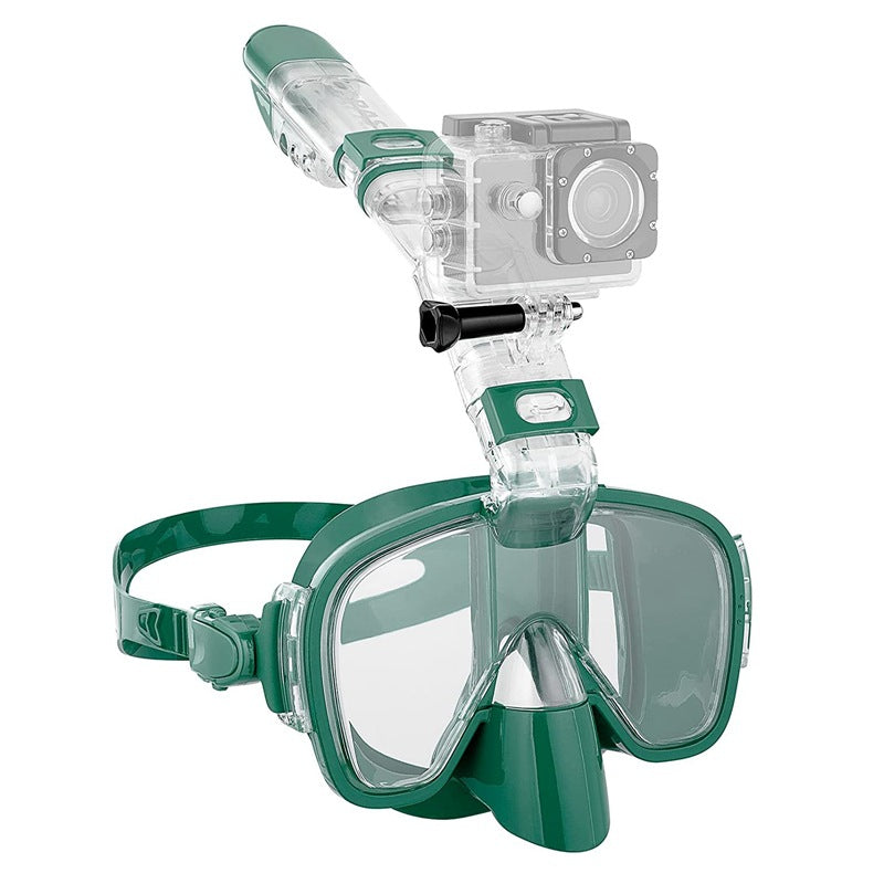 Naisten sukellusmaski laajalla näkökentällä ja joustavalla snorkkelilla 3