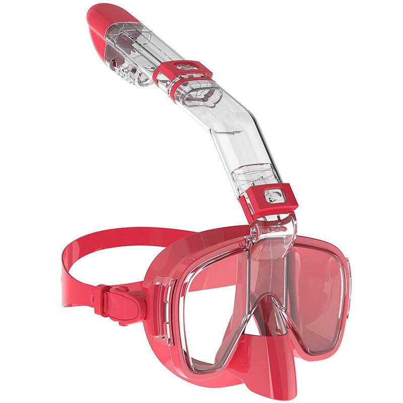 Naisten sukellusmaski laajalla näkökentällä ja joustavalla snorkkelilla 5