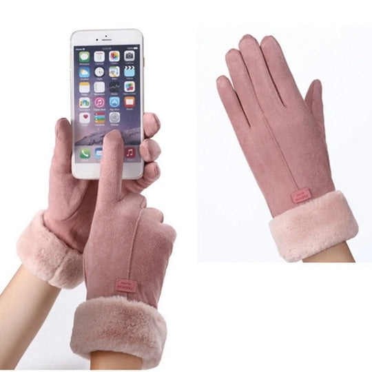 Naisten talvikäsineet vedenpitävällä ja kosketusnäyttöominaisuudella 8