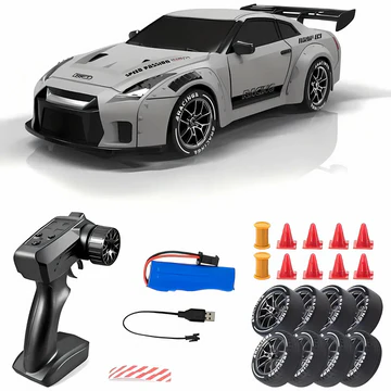 Neliveto RC Auto Drift Master LED-valoilla 4