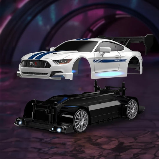Nelivetoinen RC-drift-auto erityisillä renkailla 5