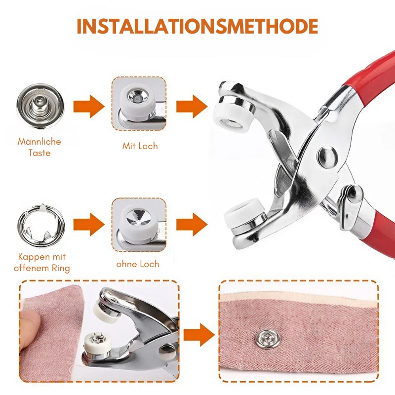 Nepparikiinnityssetti - Metallinapit ja Pihdit 2