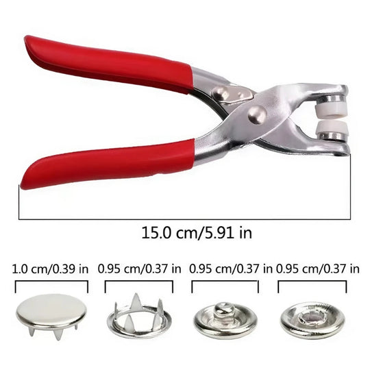 Nepparikiinnityssetti - Metallinapit ja Pihdit 3