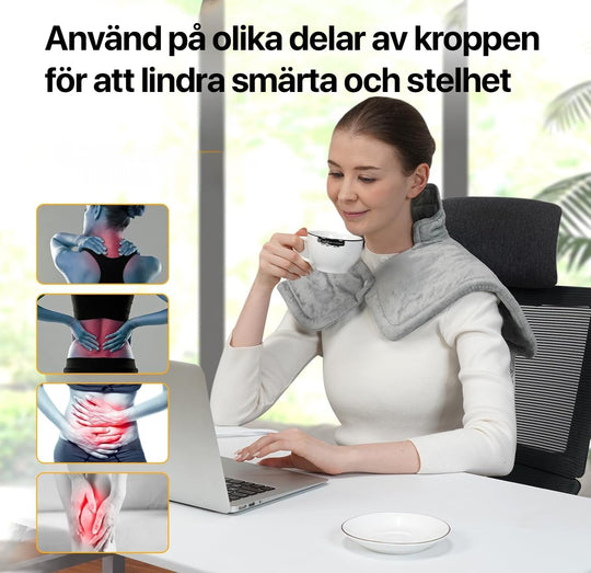Niskan ja hartioiden Lämmitystyyny Ergonominen 1