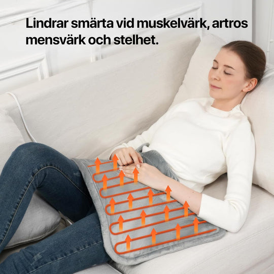 Niskan ja hartioiden Lämmitystyyny Ergonominen 2