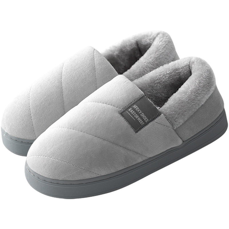 Miesten liukumattomat karvaiset tossut