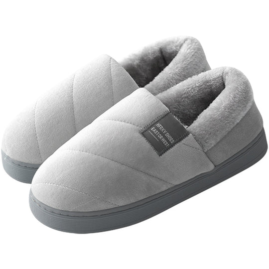 Miesten liukumattomat karvaiset tossut