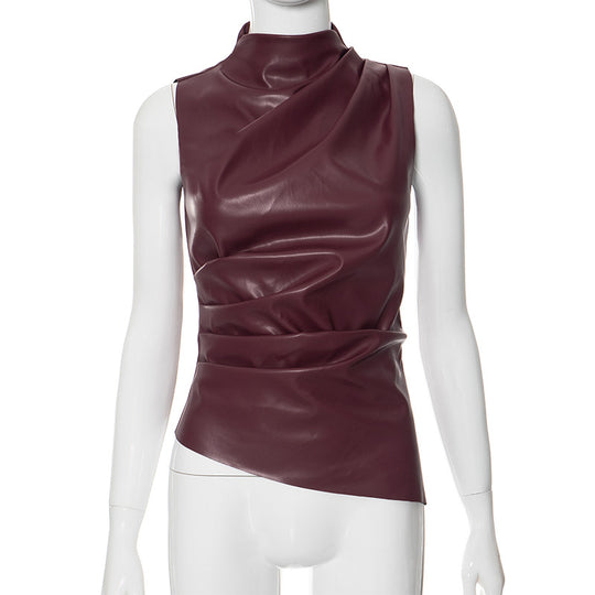 Naisten hihaton bodycon-tyylinen rento tankkitoppi