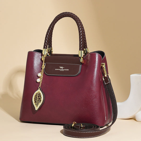 Naisten Monipuolinen Punainen Kantolaukku