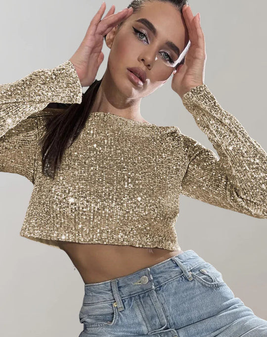 Variant image for Naisten Crop Top Tyylikäs Laadukas Kangas-1
