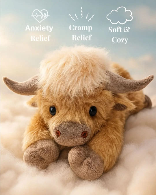 Pehmolelu Highland Cattle Realistinen Design 2