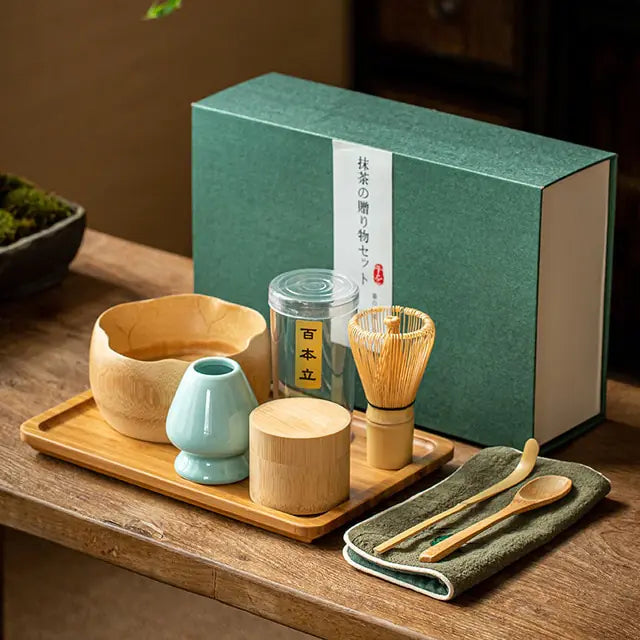 Perinteinen Matcha Lahjasetti Teeseremoniaan 6
