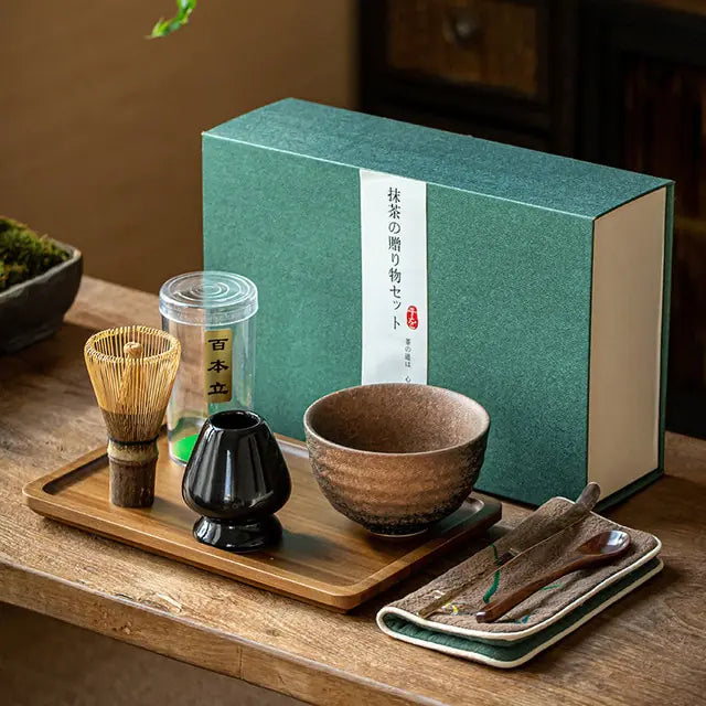 Perinteinen Matcha Lahjasetti Teeseremoniaan 7