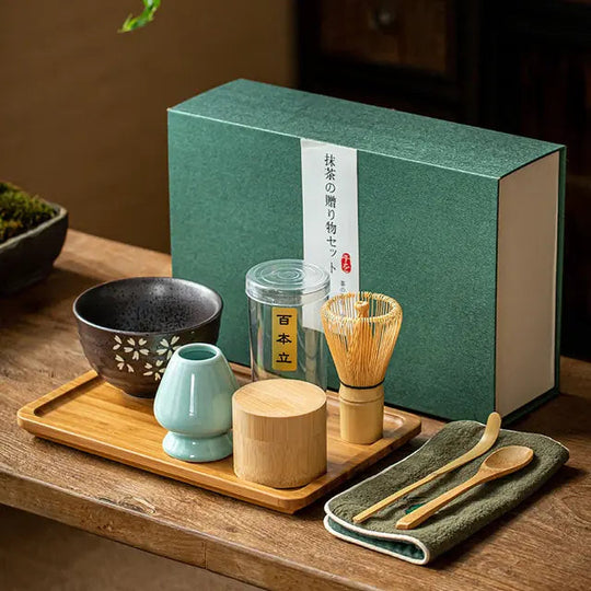 Perinteinen Matcha Lahjasetti Teeseremoniaan 8