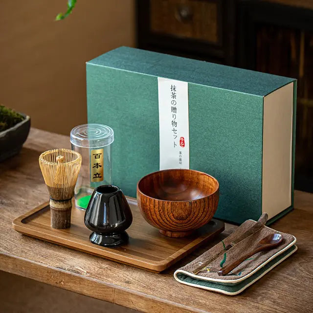 Perinteinen Matcha Lahjasetti Teeseremoniaan 9